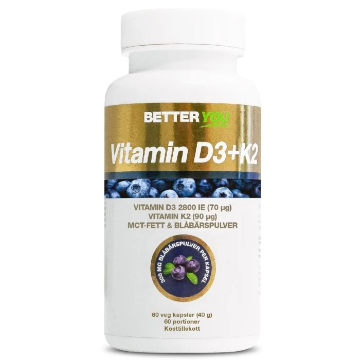 Better You Vitamin D3+K2 60 st