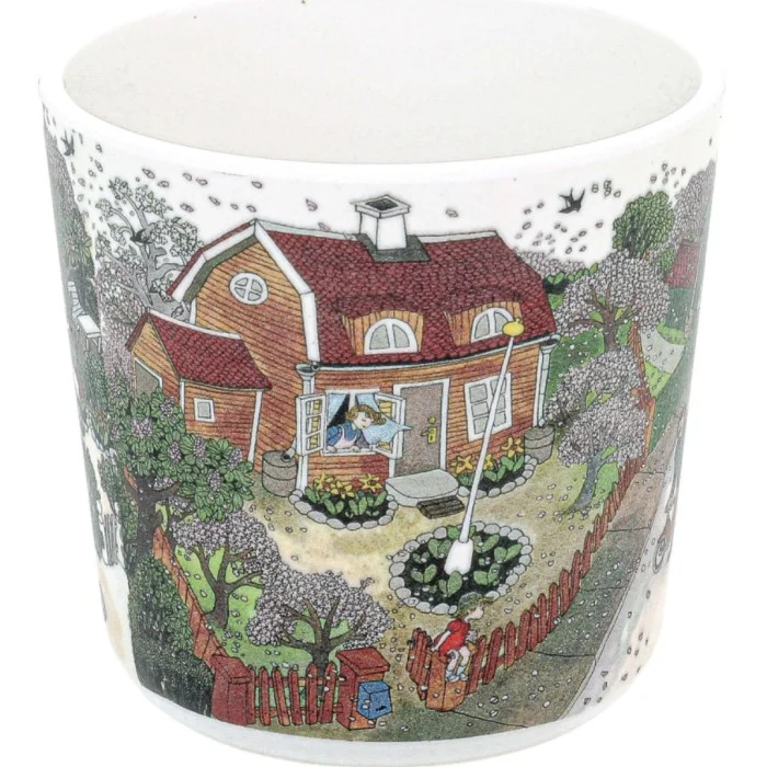 Rätt Start stor mugg, Lotta på Bråkmakargatan hus