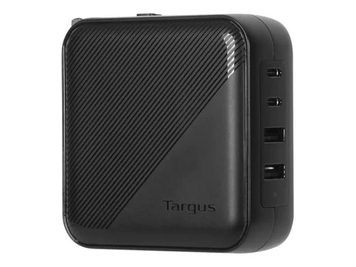 Targus APA109GL väggladdare 100 W GaN 2x USB-C 2x USB-A svart, bild 2