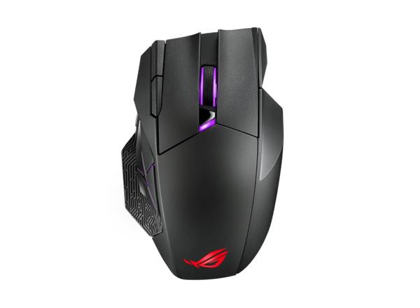 Asus ROG Spatha X, Ergonomic Design, 19000 dpi, USB, RGB - Svart, bild 4