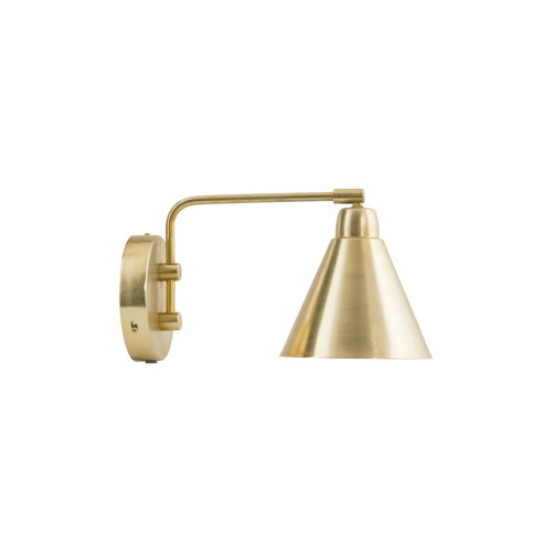 House Doctor - Vägglampa, HDGame - Mässing - l: 30 cm, dia: 15.6 cm