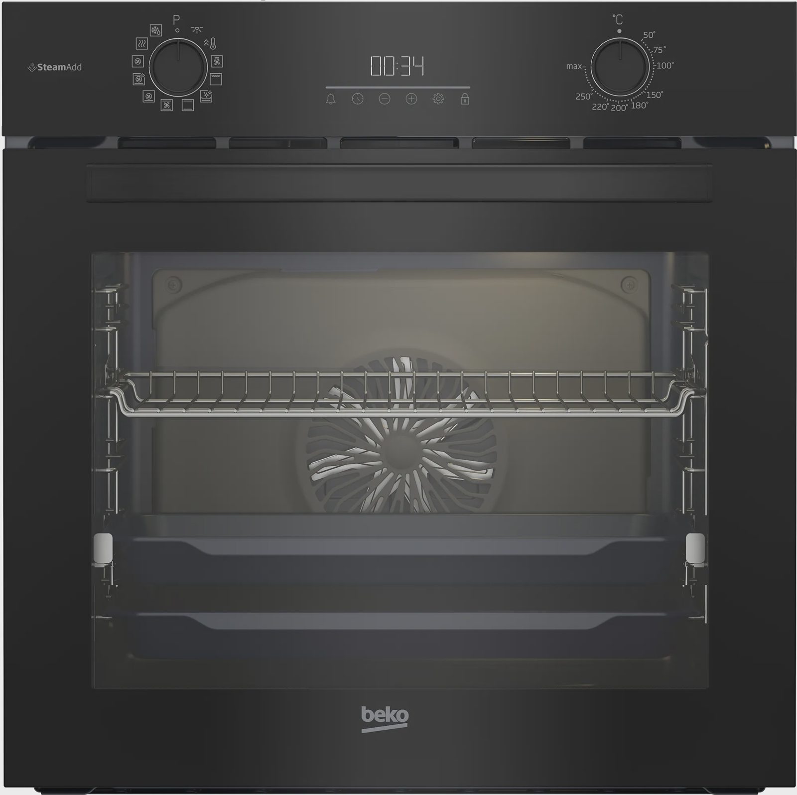 Beko BBIS17300BCS, Medium, Elektrisk ugn, 72 l, 3300 W, 72 l, Termoventilerad
