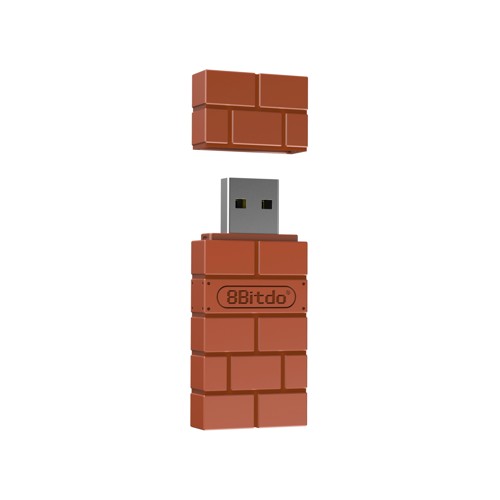 8Bitdo Trådlös USB Adapter V2 - Brun