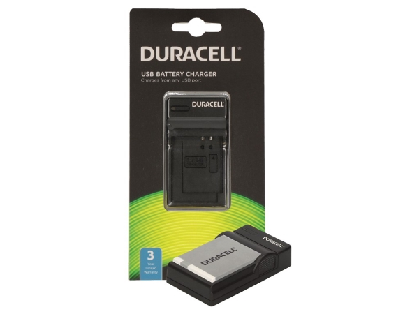 Duracell DRC5904, USB, Batteriladdare för inomhusbruk, Canon NB-4L, NB-5L, Svart, 5 V, 5 V