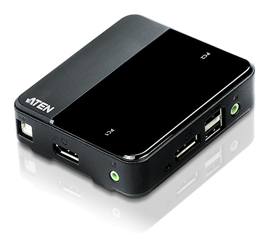 Aten Systemswitch KVM 2 PC, Displayport/USB/Audio, bild 4