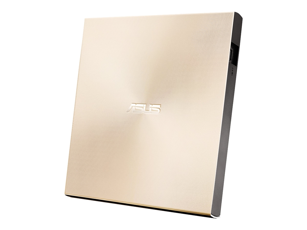 ASUS ZenDrive U8M SDRW-08U8M-U - Diskettstation - DVD±RW (±R DL) - 8x/8x - USB-C - extern - guld