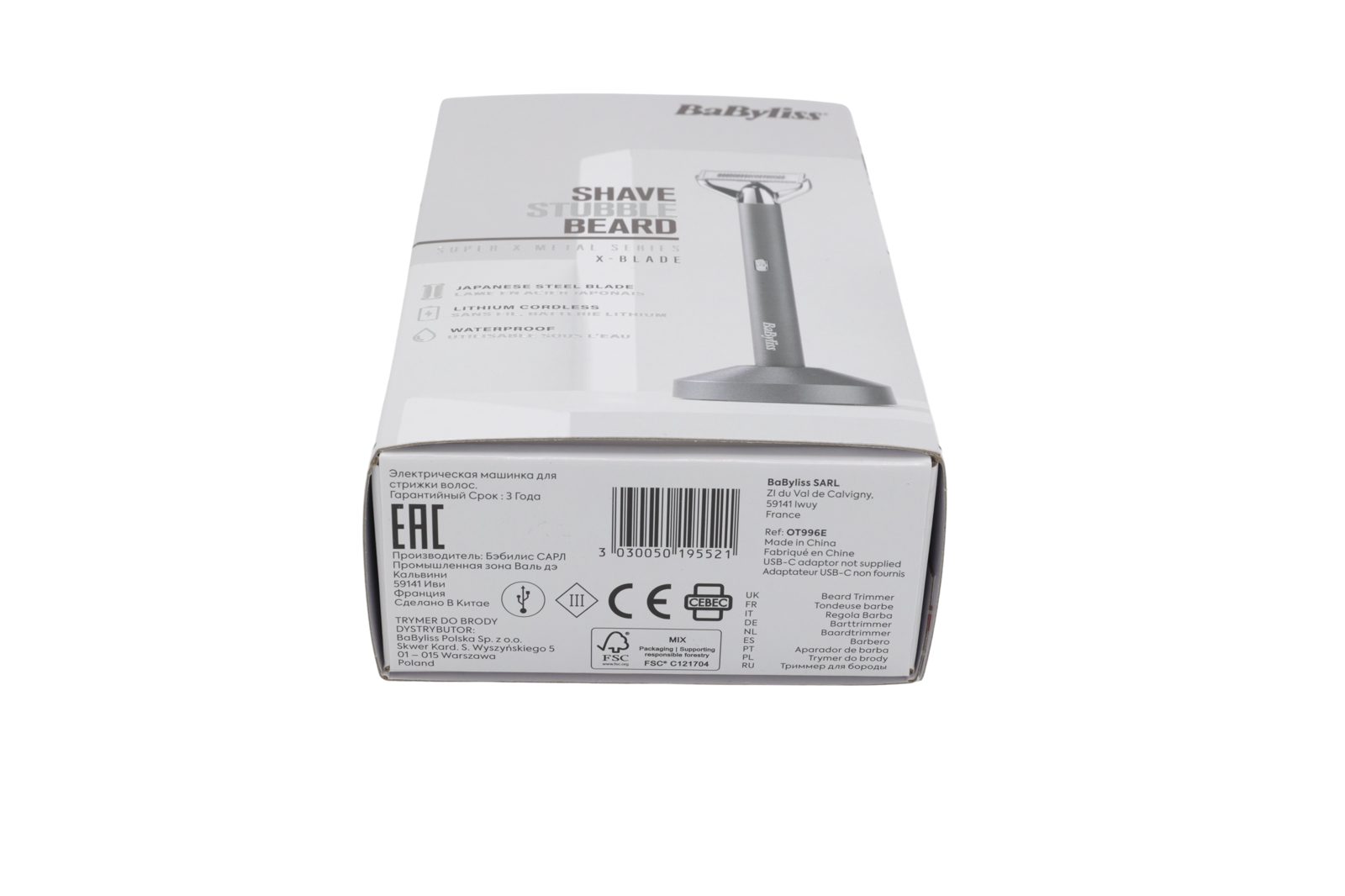 BaByliss Skäggtrimmer OT996E, bild 4