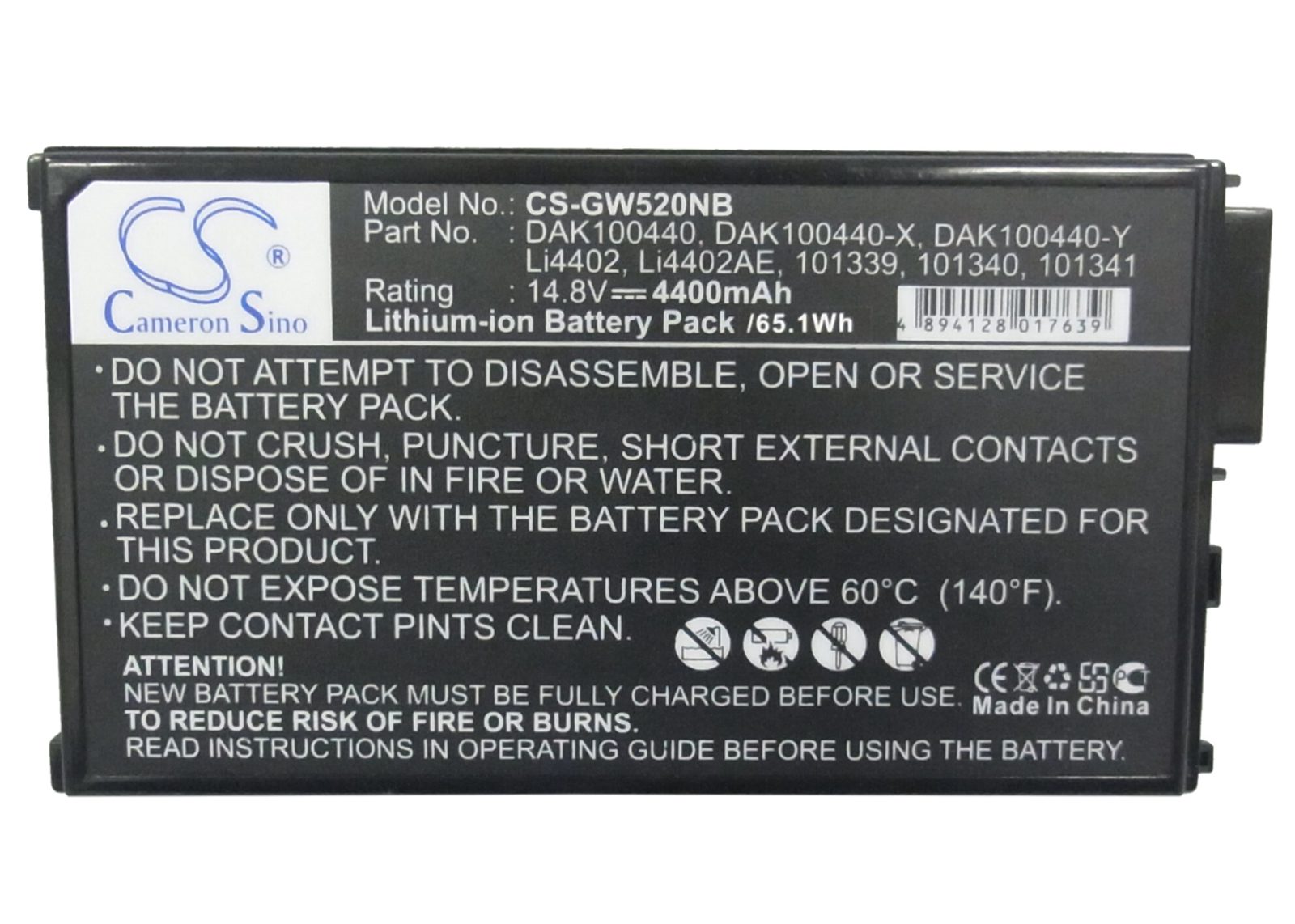 Batteri till Laptop, Bärbar dator för eMachines M2000, M2105, M2350 m.fl., bild 5