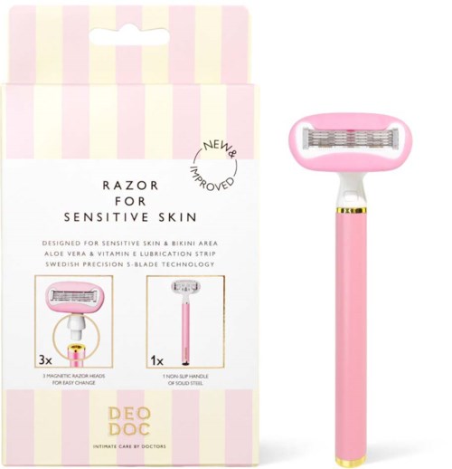 DeoDocs Intimate Shaving Razor Pink, bild 2