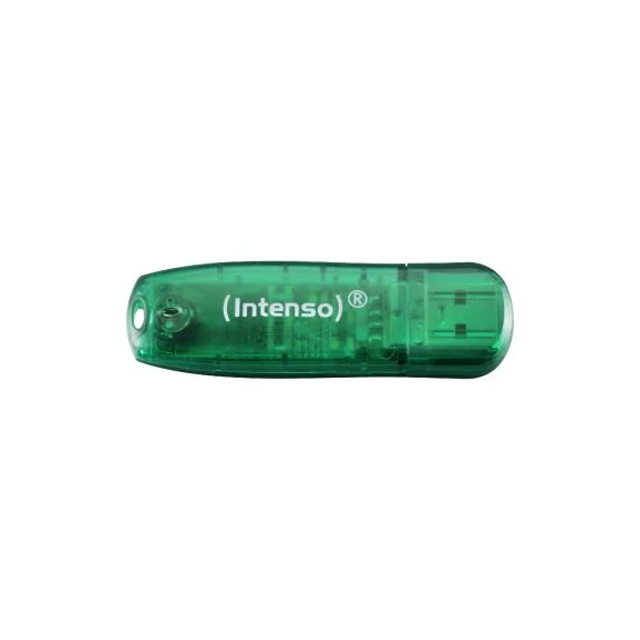 Intenso Rainbow Line USB Drive - Grön - 8GB - USB-minne