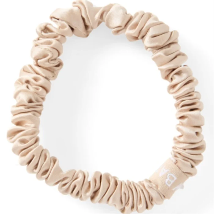 ByBarb Silk Hair Tie Beige Beige, bild 3