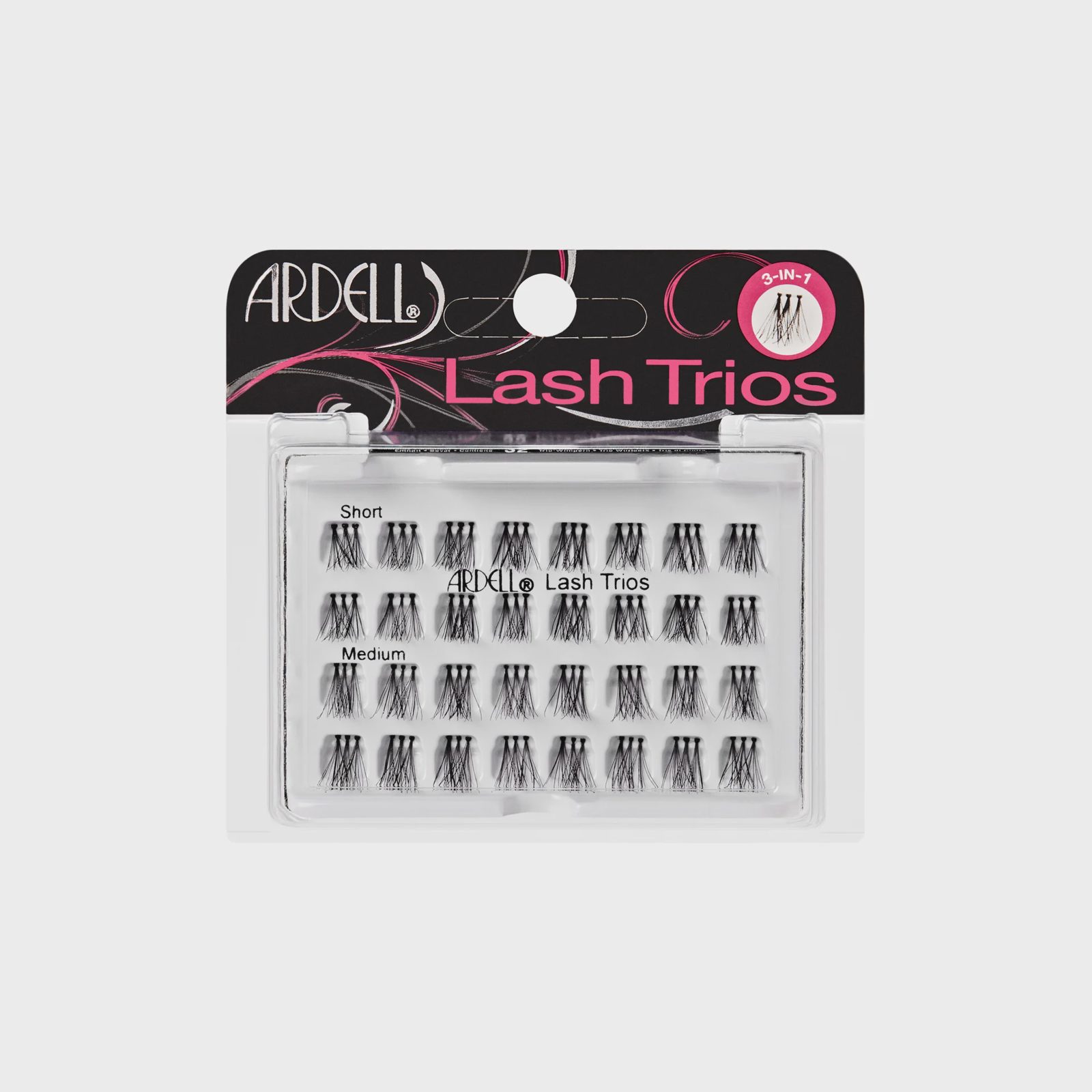 Ardell Lash Trios Knotted Short & Medium