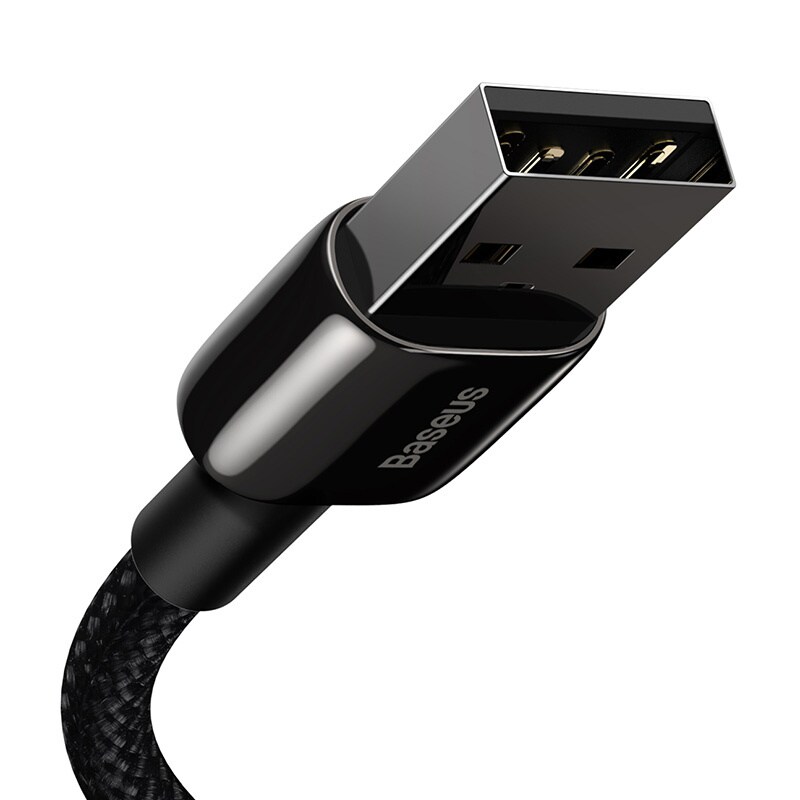 Baseus Tungsten Gold USB-A till Lightning 2.4A, 2m - Svart, bild 4