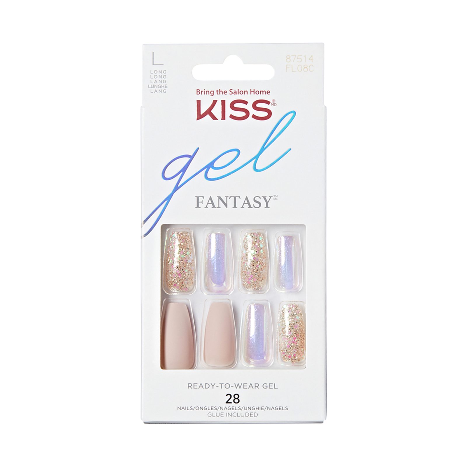 Kiss Gel Fantasy Fancy Brunch 28 pcs