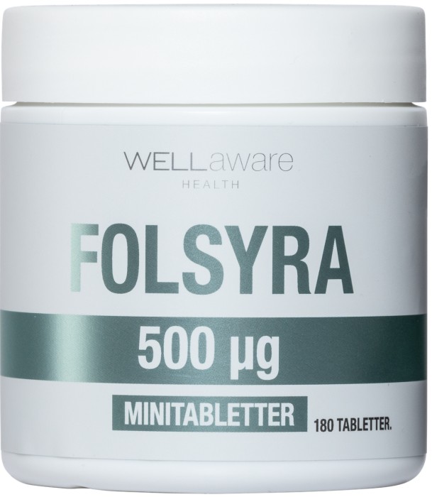 WellAware Folsyra 180 minitabletter