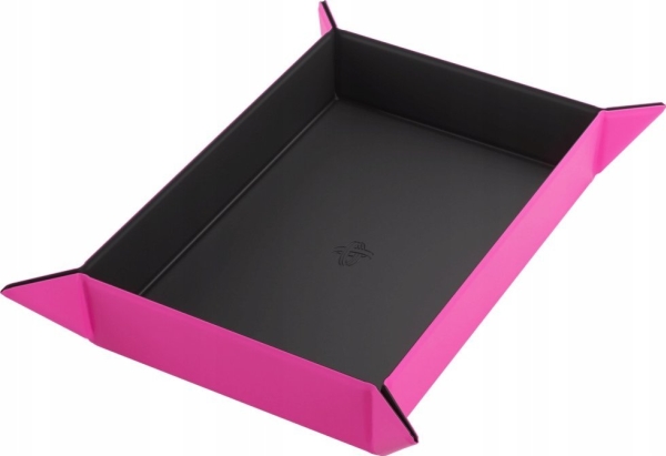 Gamegenic magnetisk tärningsbricka rektangulär svart/rosa