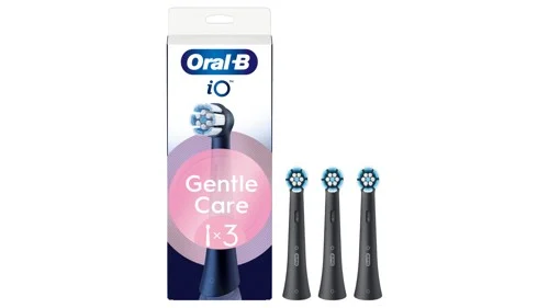 Oral-B iO Gentle Care borsthuvuden 3 st, svart, bild 4