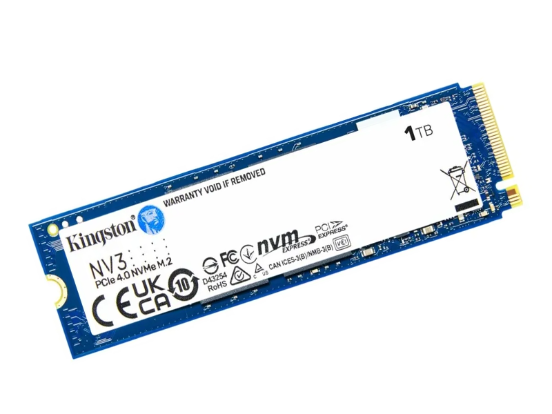 Kingston NV3 M.2 NVMe Gen 4 intern SSD (1TB), bild 3