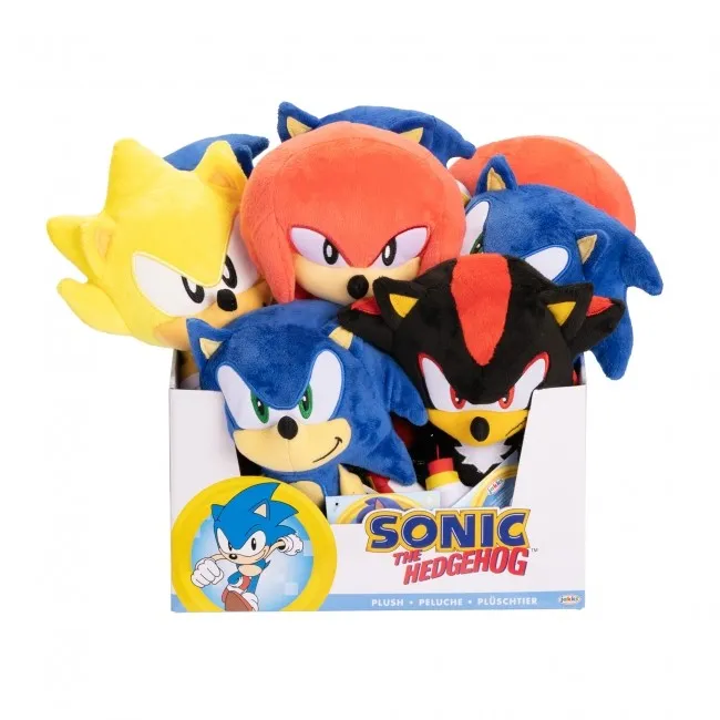 JAKKS SONIC mjuk leksak, 23 cm