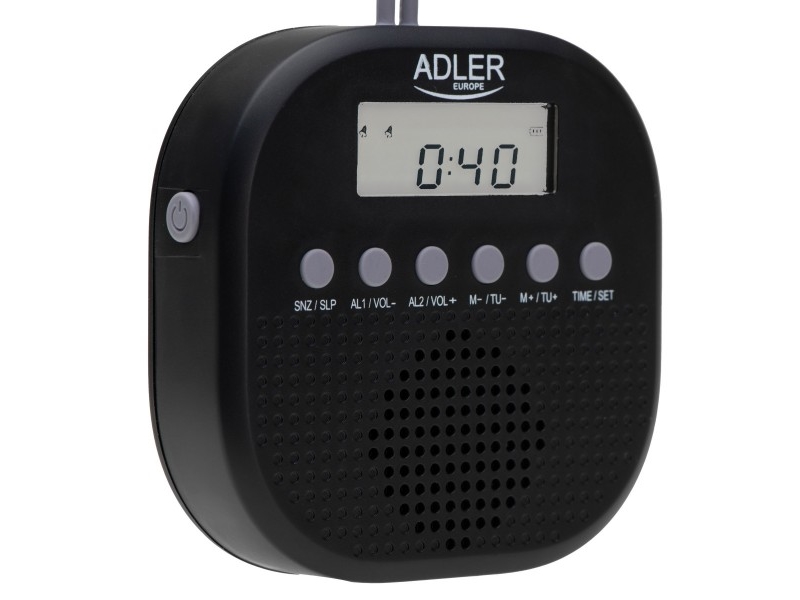 Adler FM-radio vattentät IPX4