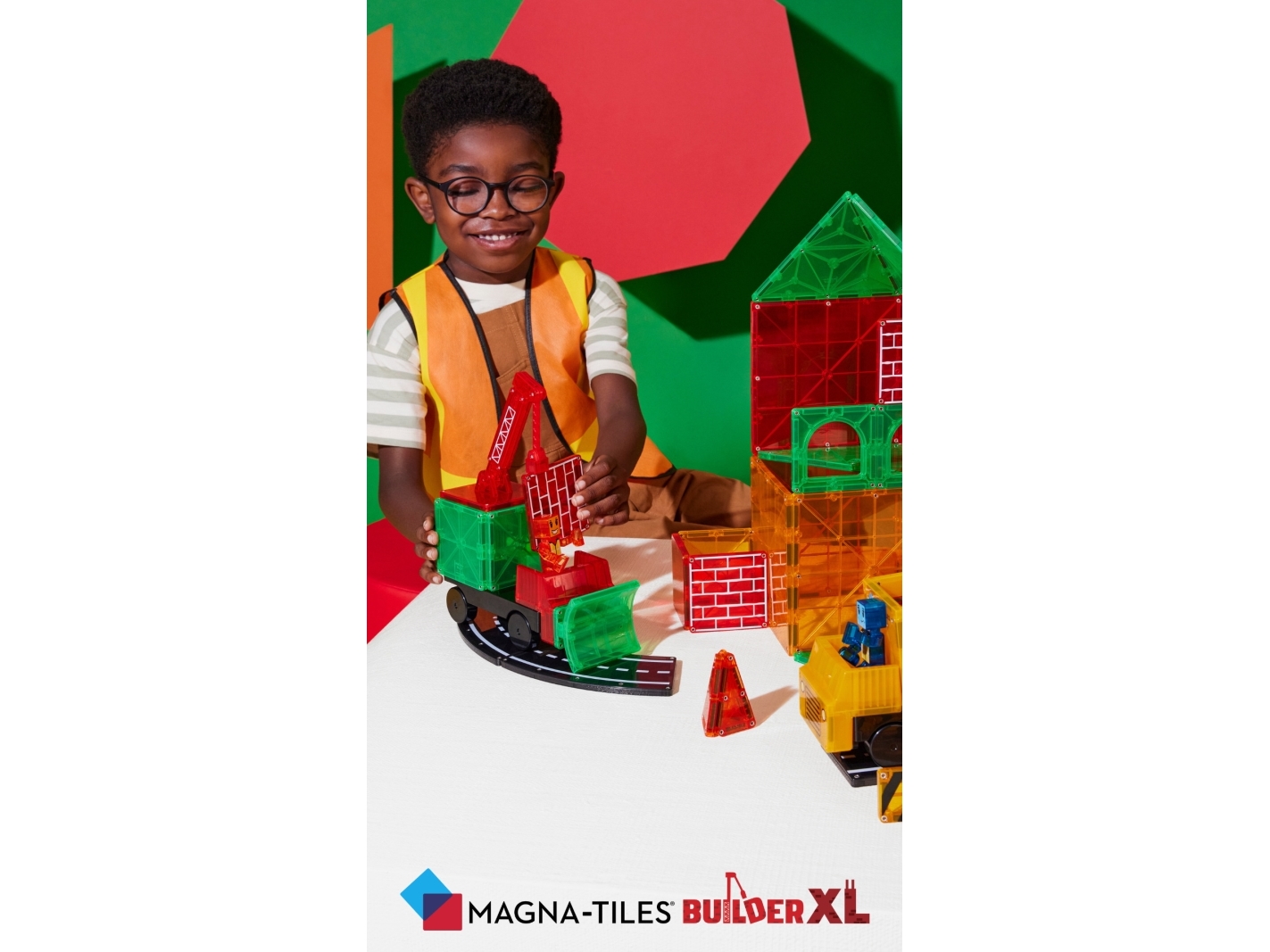 Magna-Tiles - Builder XL - 50 Delar, bild 4