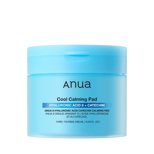 ANUA 8 Hyaluronic Acid Catechin Calming Pad 110ea/185ml, bild 2