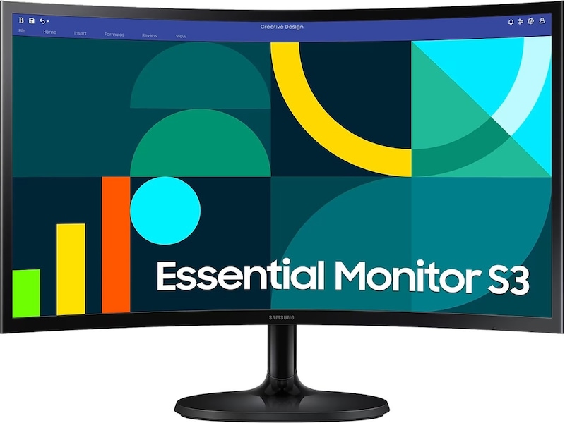 Samsung Essential S3 S36GD 24" - Böjd 1920x1080 VA 100Hz, bild 4