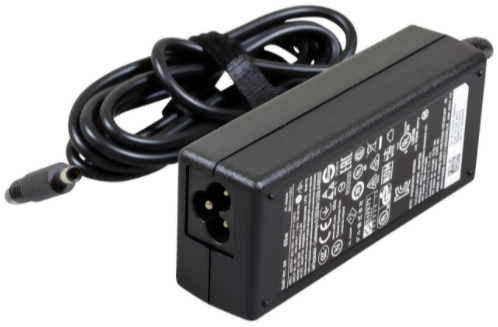 AC-adapter Dell 65W, 19.5V, 3-pin, 4.5mm, C6 strömkabel