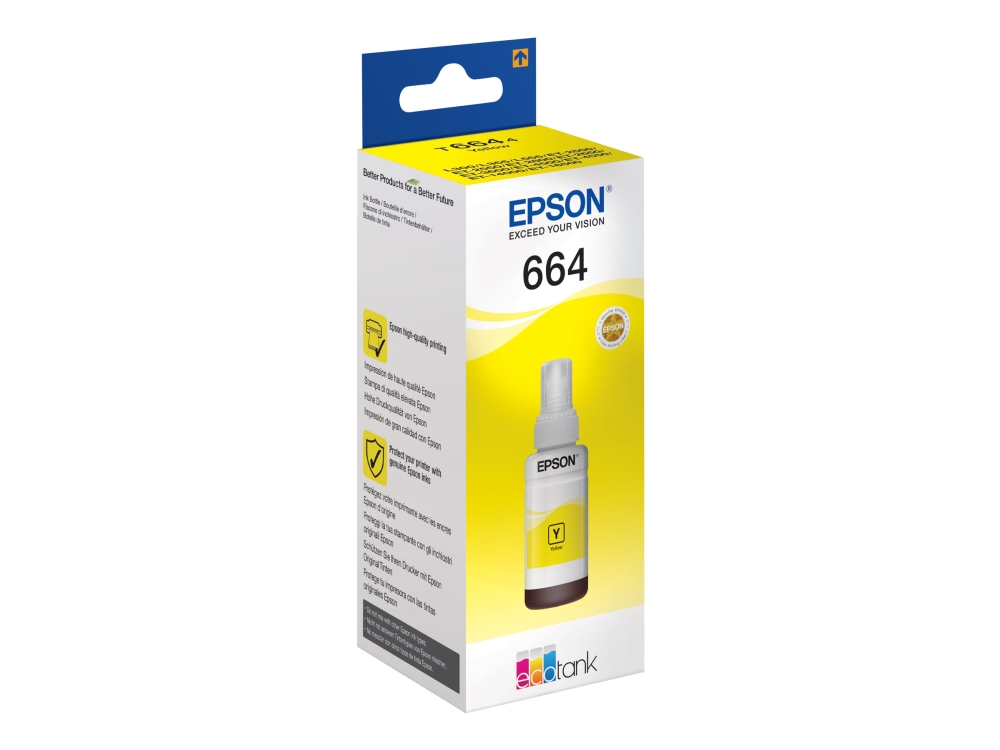 Epson EcoTank T6644 70 Ml, gul bläckflaska, bild 2