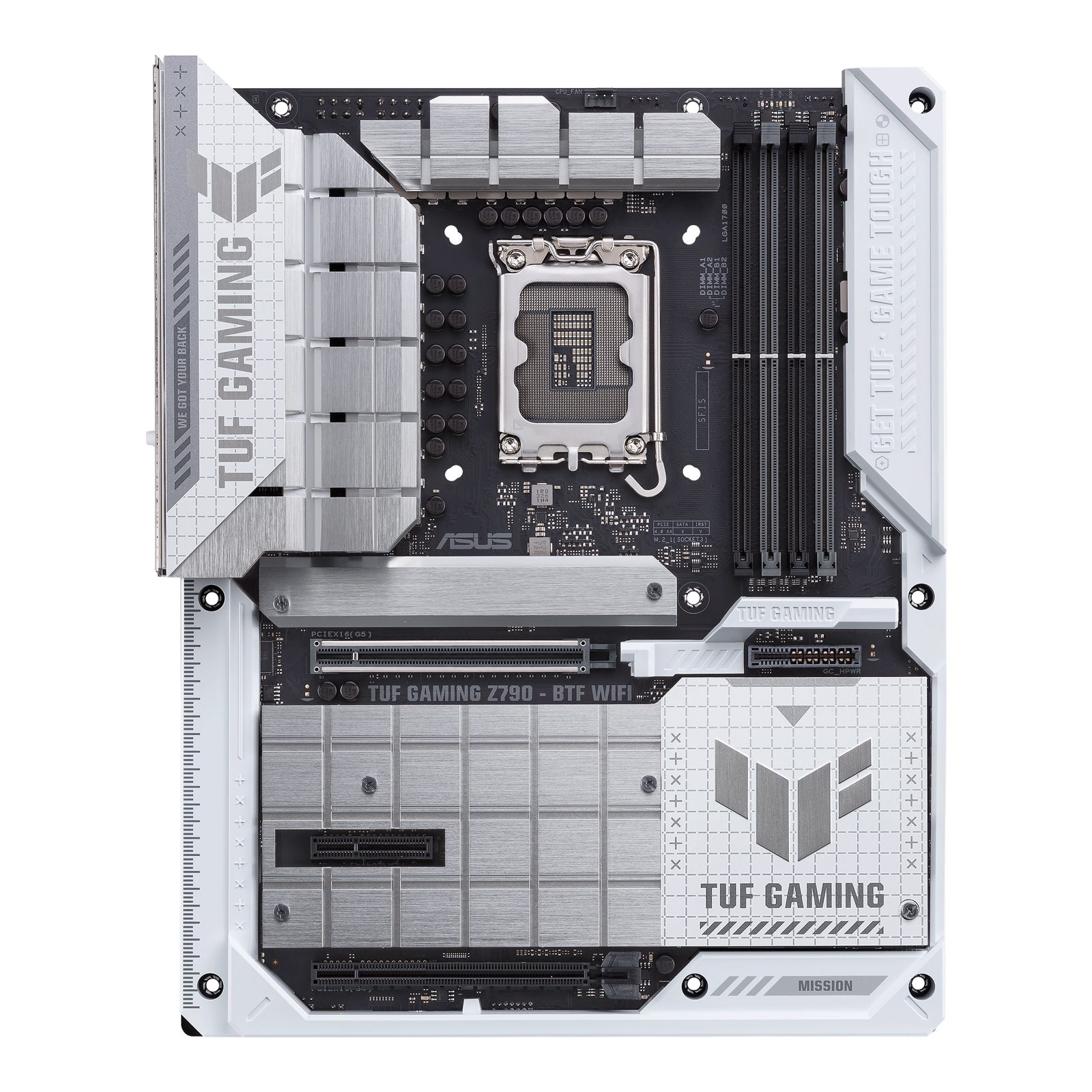 Asus TUF GAMING Z790-BTF WIFI, Intel LGA1700, 2xPCI Express, ATX, 4xDDR5, 4xM.2 + SATA3 RAID, HDMI/DP, USB-C, 2.5Gbe LAN, WiFi 7, Bluetooth 5.4, Aura Sync RGB, bild 3
