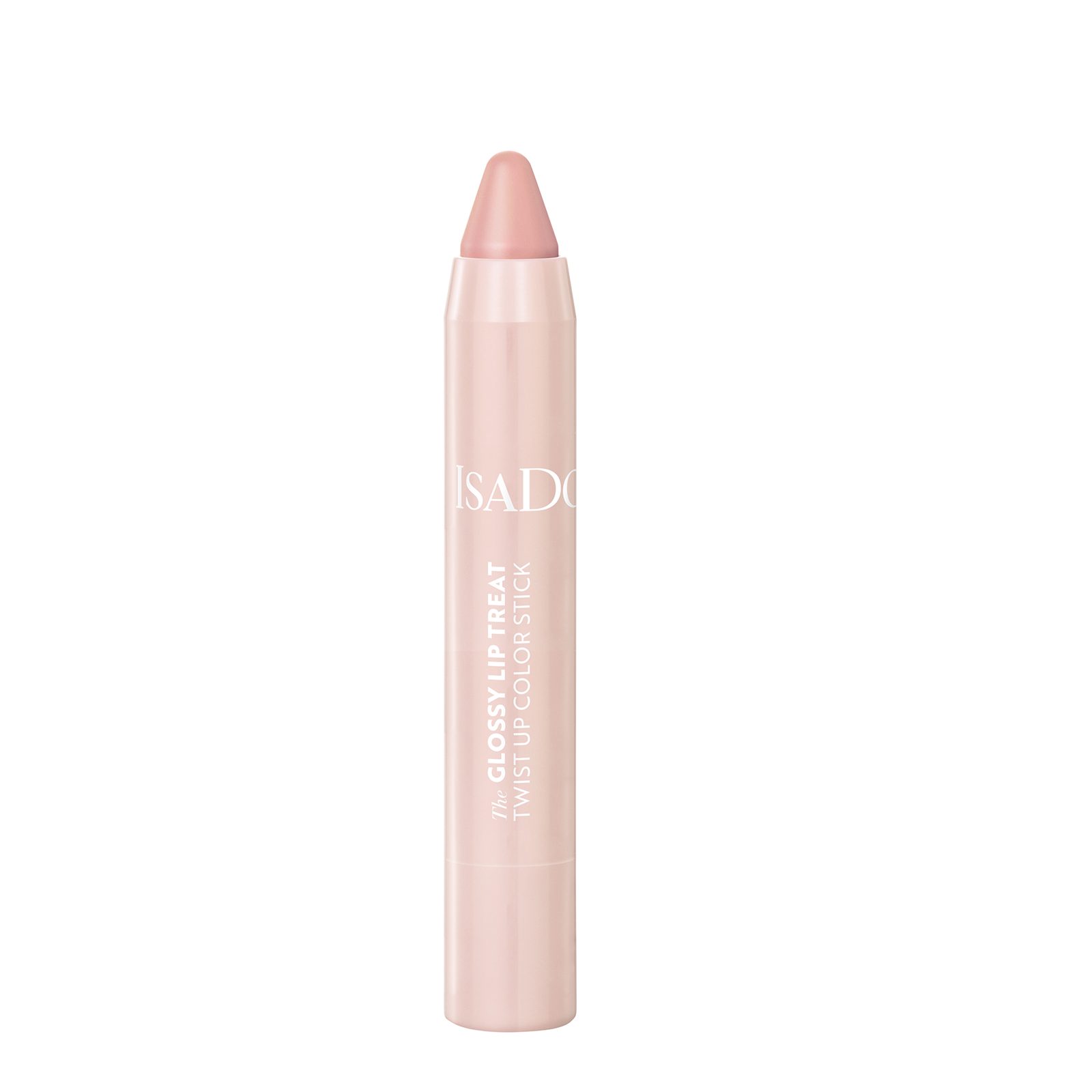 IsaDora The Glossy Lip Treat Twist Up Color Stick 00 Clear Nude 00 Clear Nude