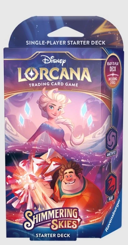 Disney Lorcana TCG: Shimmering Skies Starter Deck - Elsa & Wreck