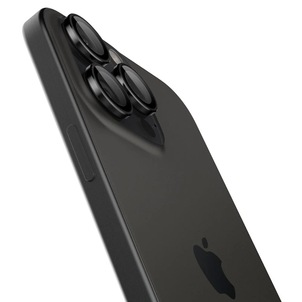 Spigen Glas.tR EZ Fit Kameraskydd för iPhone 14-17 Pro/Pro Max - Svart, 2 st., bild 4