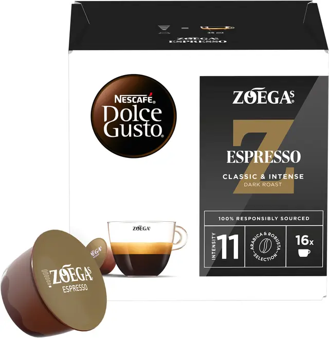 Nescafe Dolce Gusto Zoegas espresso 16 kapslar