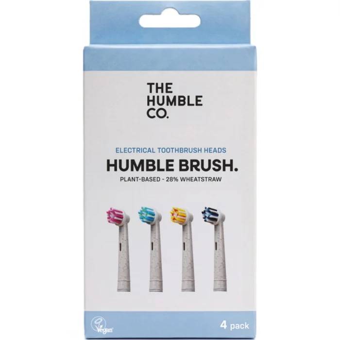 The Humble Co. Oral B - Tandborsthuvuden soft, 4 st