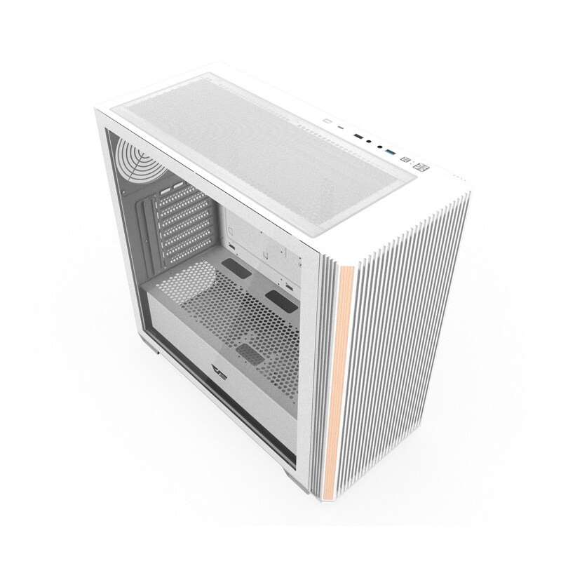 Darkflash DS900WS ATX Computer Case - Chassi - Vit, bild 4