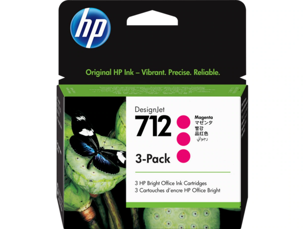 HP bläck 712 3-pack Magenta, bild 4