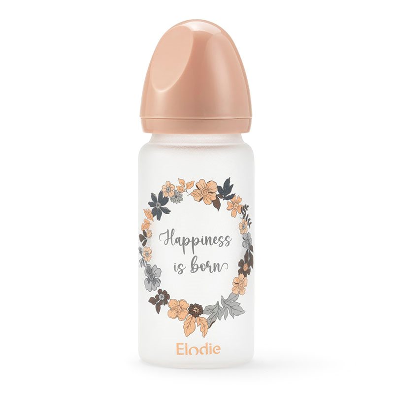 Elodie Details nappflaska glas, blue garden