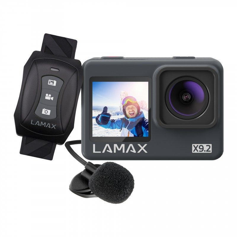 Lamax LAMAXX92, 4K Ultra HD, 16 MP, 120 fps, Wi-Fi, 1050 mAh, 65 g