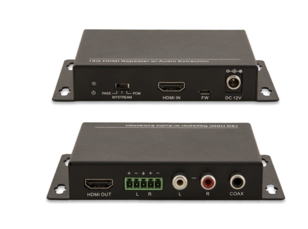 Stoltzen SHAD3 HDMI De Embedder - HDMI in - HDMI + RCA + COAX + BAL.Audio