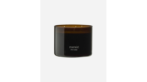 Meraki - Scented Candle - Silent Amber - 340 g - Brown, bild 3