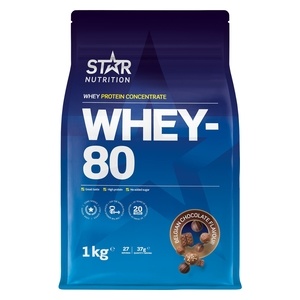 Star Nutrition Whey-80 Belgian Chocolate 1000g