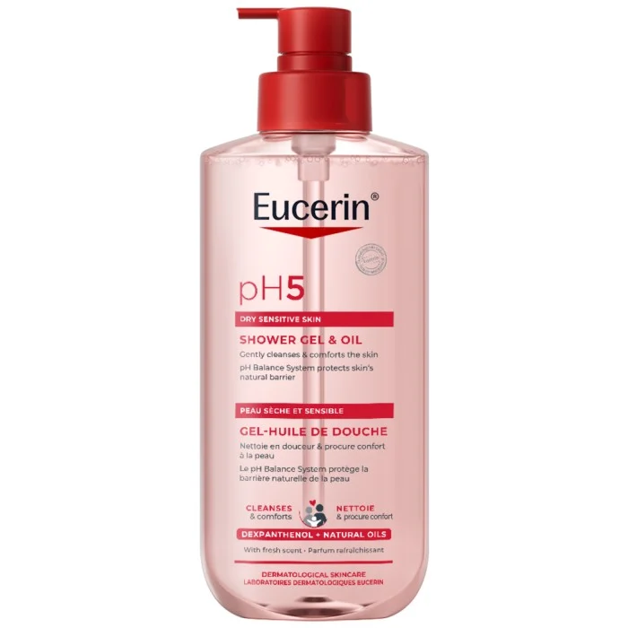 Eucerin pH5 Shower Gel & Oil 400 ml, bild 2