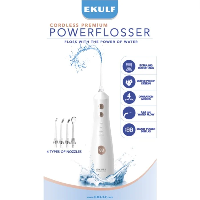 EKULF PowerFlosser Premium White, bild 2