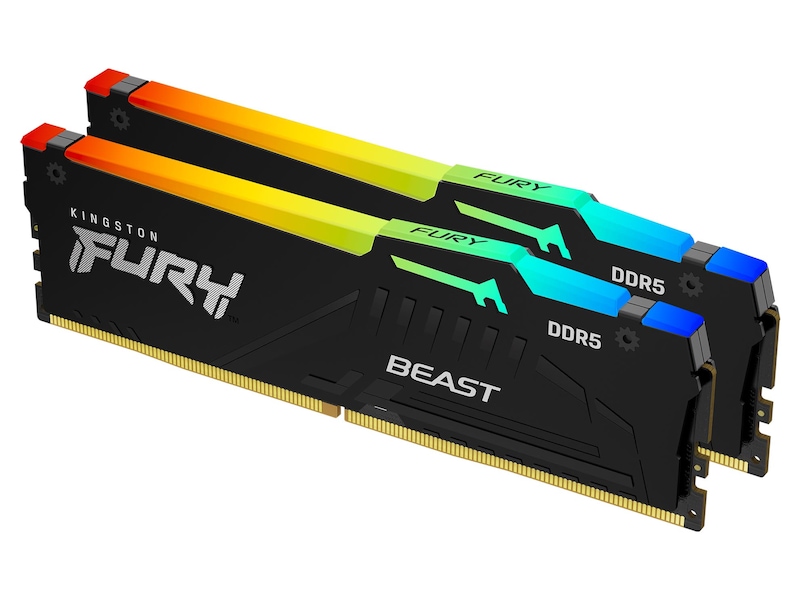 Kingston 32GB (2x16GB) DDR5 6000MHz CL36 FURY Beast RGB AMD EXPO/Intel XMP 3.0, bild 5