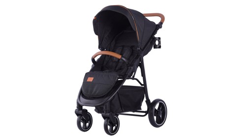 Babytrold - Malaga Stroller - Night black - 87 x 43 x 58 cm, bild 3
