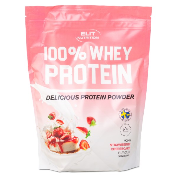 Elit Nutrition ELIT 100% Whey Strawberry Cheescake 900 g, bild 3