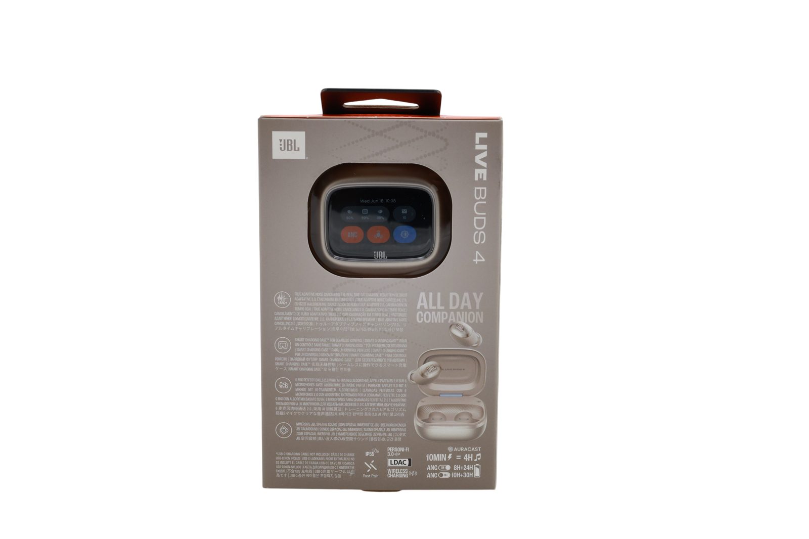 JBL Live Buds 4 True Wireless, champagne, bild 2