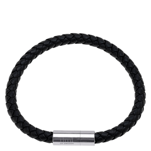 Timi Of Sweden Oliver Leather Bracelet Stainless Steel