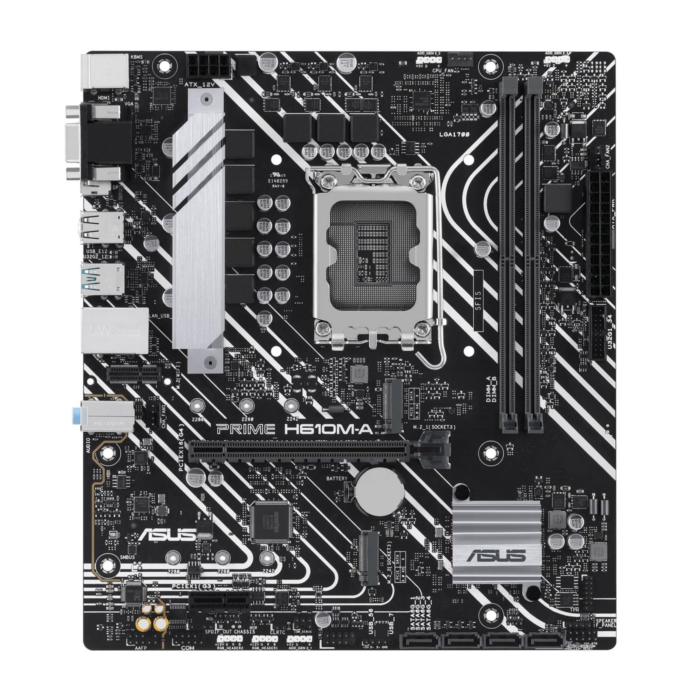 ASUS Prime H610M-A-CSM mATX LGA1700, bild 4